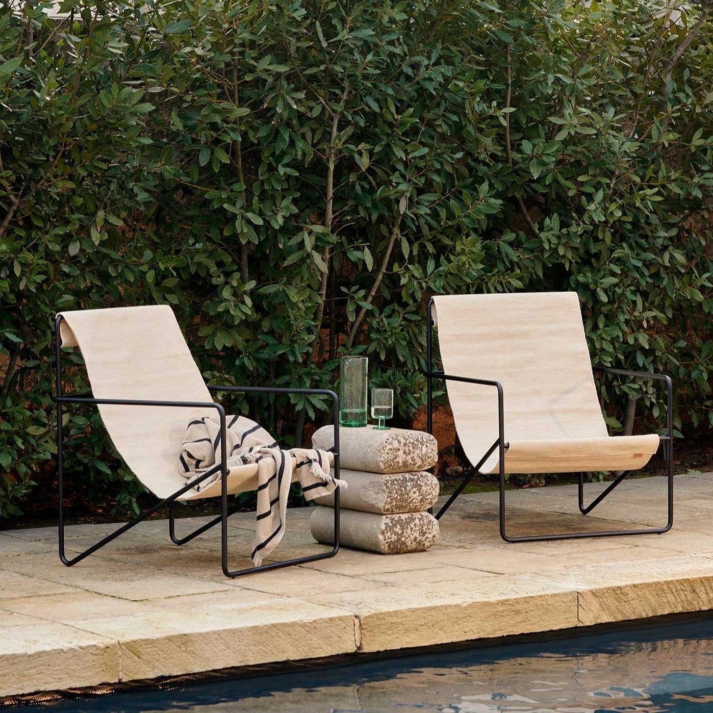 Ferm LIVING | Desert Lounge Chair - Cloud Cover 7 Ferm LIVING | Desert Lounge Chair - Cloud Cover - Image 5