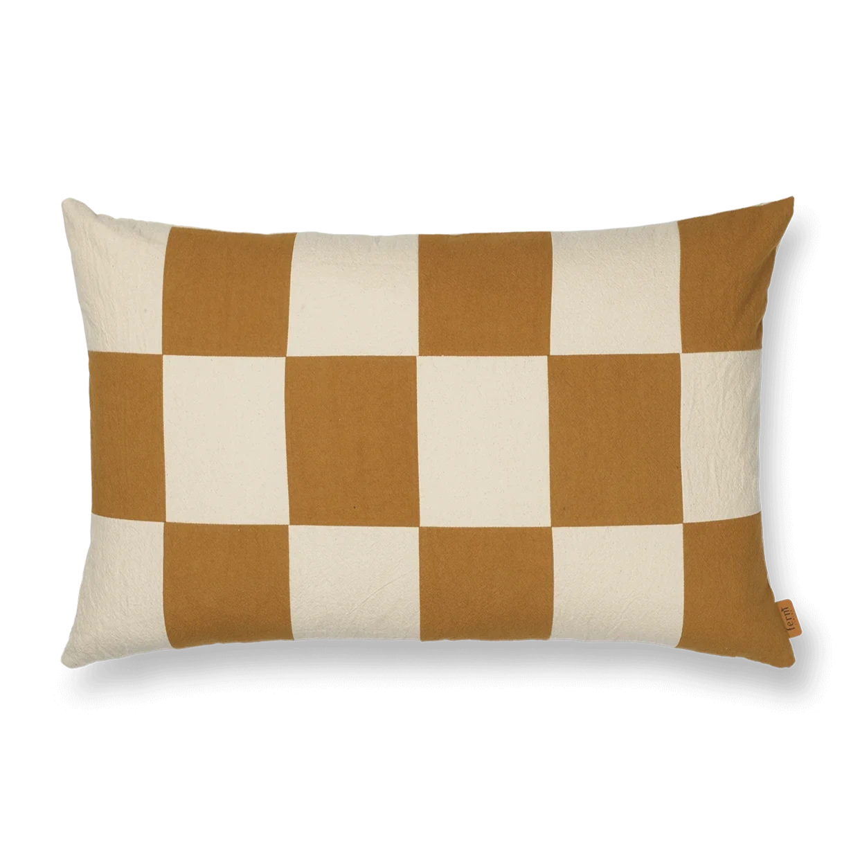 Ferm LIVING | Fold Patchwork Cushion - Sugar Kelp 3 Ferm LIVING | Fold Patchwork Cushion - Sugar Kelp