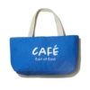 Earl Of East | Café Market Bag - Café Logo Print - Blue