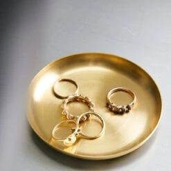 Ferm LIVING | Basho Tray Round - Brass 9 Ferm LIVING | Basho Tray Round - Brass -Home Product Store Earl of East 32