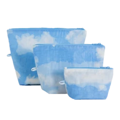 Baggu | Go Pouch Set - Blue Clouds