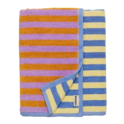 Baggu | Cotton Bath Towel - Hotel Stripes