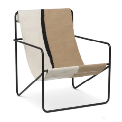 Ferm LIVING | Desert Lounge Chair - Black Frame -Home Product Store earl of east ferm living desert chair black frame soil