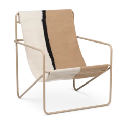 Ferm LIVING | Desert Lounge Chair - Cashmere Frame -Home Product Store earl of east ferm living desert chair cashmere frame soil