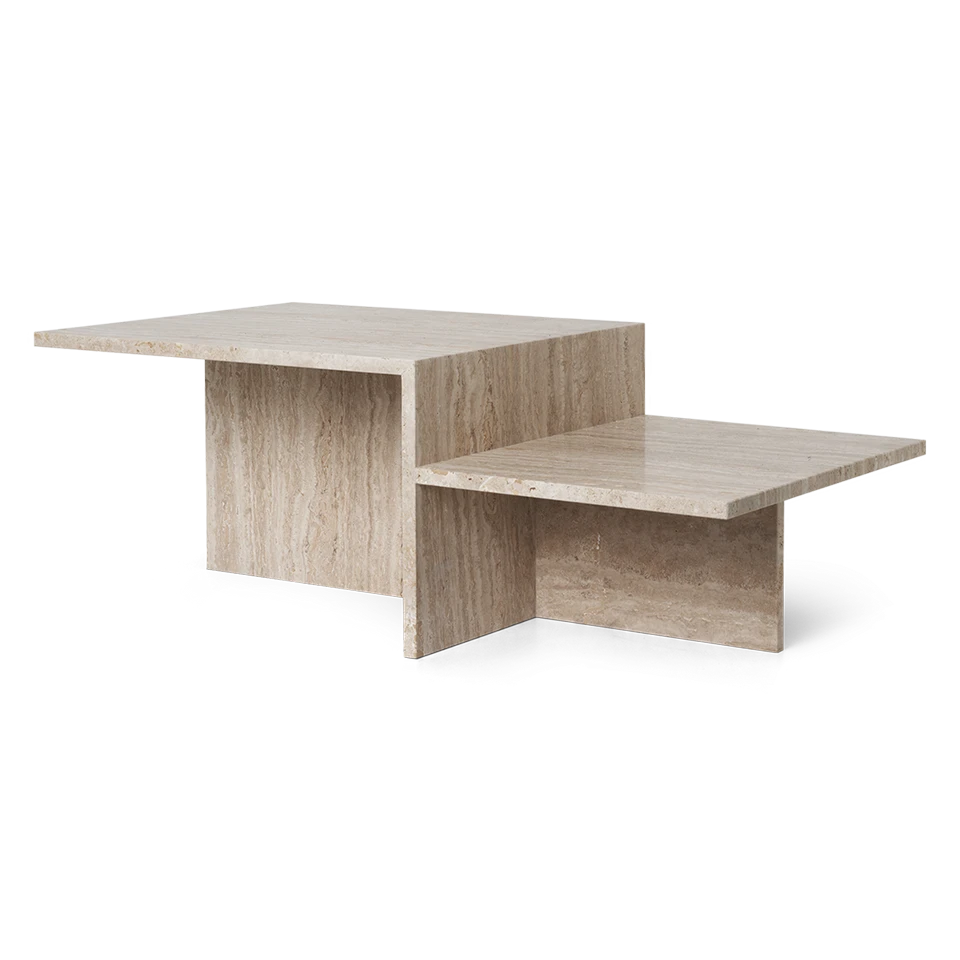 Ferm LIVING | Distinct Coffee Table - Travertine 3 Ferm LIVING | Distinct Coffee Table - Travertine