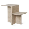 Ferm LIVING | Distinct Side Table - Travertine -Home Product Store earl of east ferm living distinct side table travertine