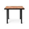 Ferm LIVING | Flod Café Table - Terracotta And Black 2 Ferm LIVING | Flod Café Table - Terracotta And Black -Home Product Store earl of east ferm living flod cafe square table