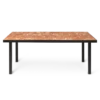 Ferm LIVING | Flod Dining Table - Terracotta And Black -Home Product Store earl of east ferm living flod dining table