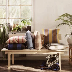 Ferm LIVING | Grand Cushion - Chocolate/Bright Blue 5 Ferm LIVING | Grand Cushion - Chocolate/Bright Blue -Home Product Store earl of east ferm living grand cushion lifestyle 1 492c955c a823 431a b1b5 e674814f6fb8