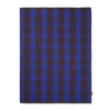 Ferm LIVING | Grand Quilted Blanket - Chocolate / Blue -Home Product Store earl of east ferm living grand quilted blanket check blue brown 1