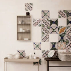 Ferm LIVING | Haze Wall Cabinet - Reeded Glass - Cashmere -Home Product Store earl of east ferm living haze wall cabinet cashmere