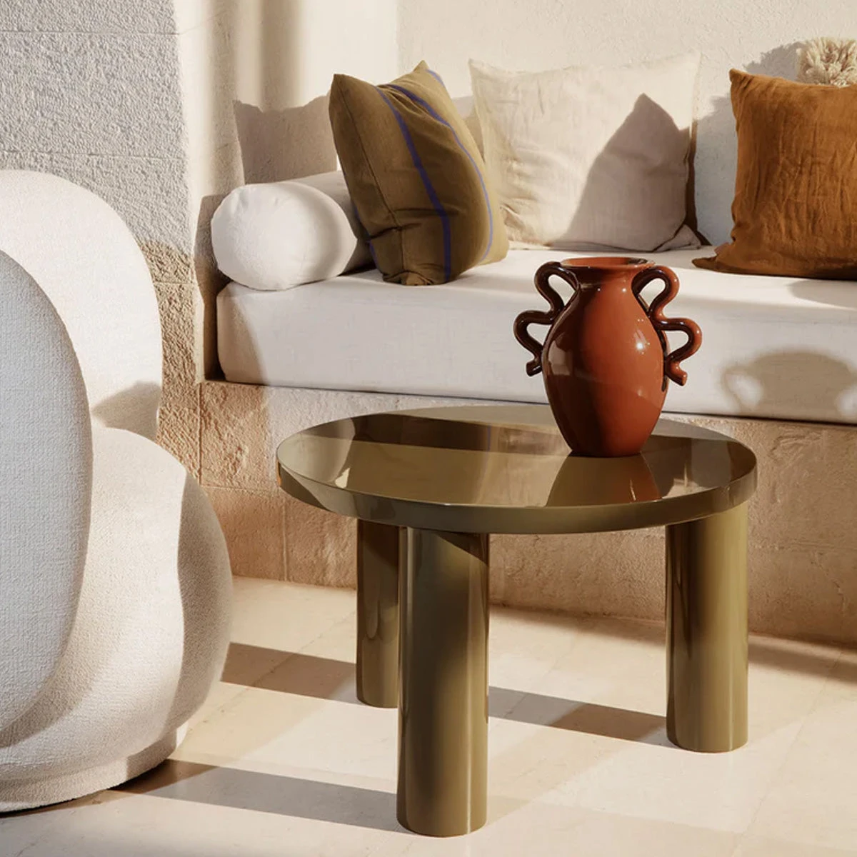 Ferm LIVING | Post Coffee Table - Small - Lemonade 5 Ferm LIVING | Post Coffee Table - Small - Lemonade - Image 3