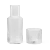 Ferm LIVING | Ripple Carafe Set - Small - Clear -Home Product Store earl of east ferm living ripple carafe set clear 1