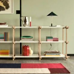 HAY | Woody Shelves - Tall - Triple -Home Product Store earl of east hay woody shelves lifestyle 4 16e03ecb fe92 499c bda7 08dc18a0f206