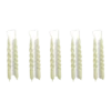 HAY | Mini Swirl Candle-Set Of 10 - Light Green -Home Product Store earl of east mini swirl candle light green