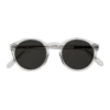 Monokel Eyewear | Barstow Crystal Frame - Grey Solid Lens