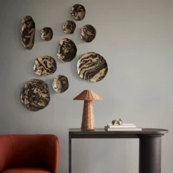 Ferm LIVING | Ryu Platter - Sand/Brown - 34cm -Home Product Store earl of east ryu plate