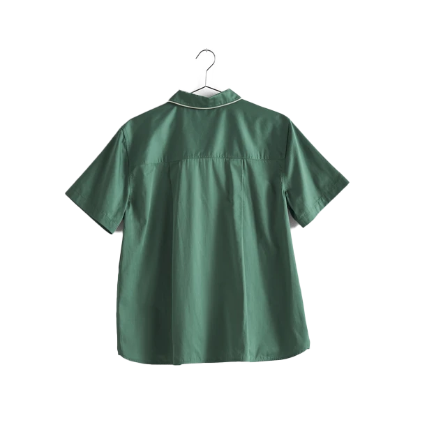 HAY | Outline Pyjama - Short Sleeve Shirt - Green 5 HAY | Outline Pyjama - Short Sleeve Shirt - Green - Image 3