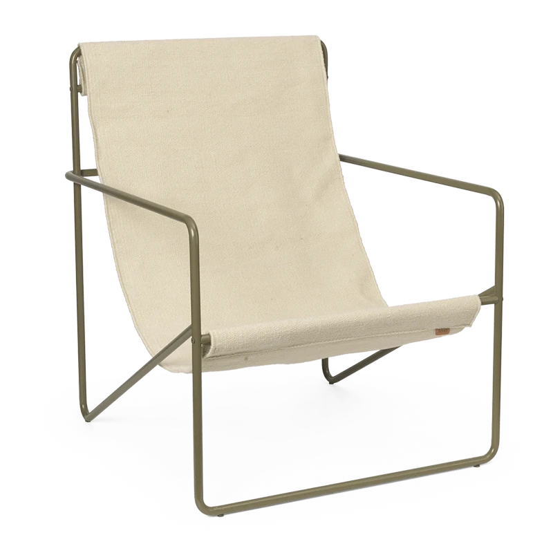 Ferm LIVING | Desert Lounge Chair - Cloud Cover 4 Ferm LIVING | Desert Lounge Chair - Cloud Cover - Image 2