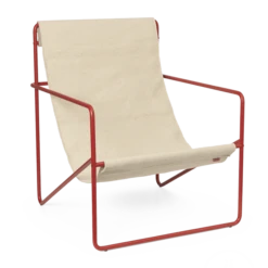 Ferm LIVING | Desert Lounge Chair - Cloud Cover 11 Ferm LIVING | Desert Lounge Chair - Cloud Cover -Home Product Store ferm living desert cloud cover red