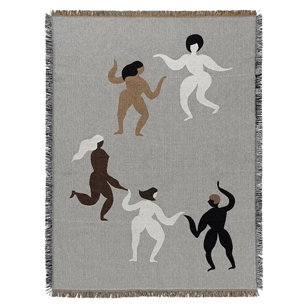 Ferm LIVING | Free Tapestry Blanket - Grey 3 Ferm LIVING | Free Tapestry Blanket - Grey