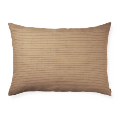 Ferm LIVING | Brown Cotton Cushion - Large - Lines