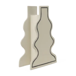 Ferm LIVING | Paste Vase - Curvy - Off White -Home Product Store ferm living paste vase curvy 2