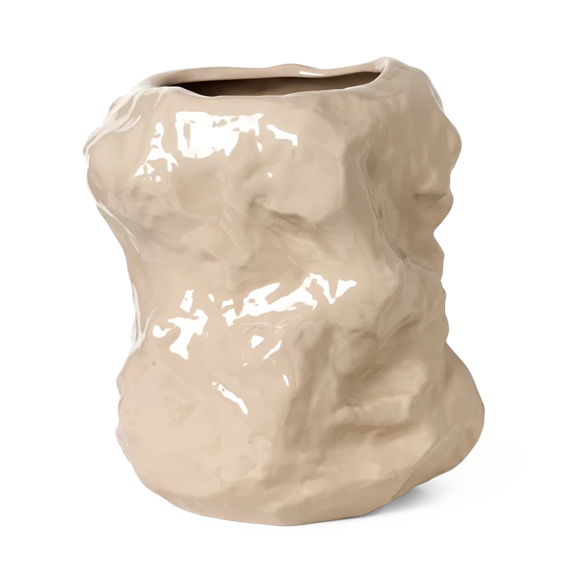 Ferm LIVING | Tuck Vase - Cashmere 3 Ferm LIVING | Tuck Vase - Cashmere