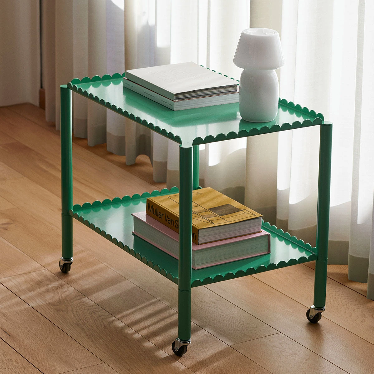 HAY | Arcs Trolly - Two Tier - Jade Green 4 HAY | Arcs Trolly - Two Tier - Jade Green - Image 2