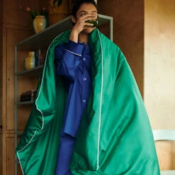 HAY | Outline Pyjama - Long Sleeve Shirt - Vivid Blue 7 HAY | Outline Pyjama - Long Sleeve Shirt - Vivid Blue -Home Product Store hay outline pj top blue2