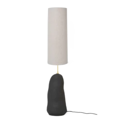 Ferm LIVING | Hebe Lamp Base & Shade - Large - Dark Grey -Home Product Store hebe lamp large grey natural shade