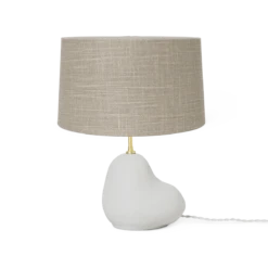 Ferm LIVING | Hebe Lamp Base & Shade - Small - Off White -Home Product Store hebe lamp small white sand shade