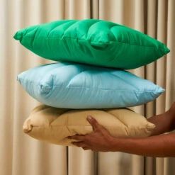 Matan Fadida | Puffer Cushion - Tidal - 50x50 9 Matan Fadida | Puffer Cushion - Tidal - 50x50 -Home Product Store mata fadida puffer cushion lifestyle