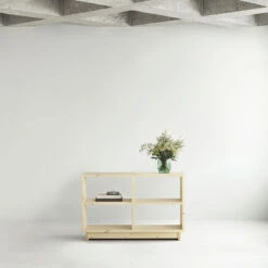 Normann Copenhagen | Plank Bookcase - Pine - Low -Home Product Store normann bookcase lifestyle 4 d8446a35 c3a7 4aa0 bf5b 58469ab05a62