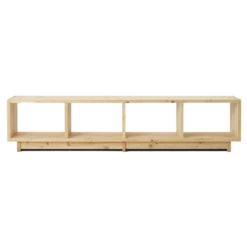 Normann Copenhagen | Plank Bookcase - Pine - Low -Home Product Store normann plank bookcase low 2