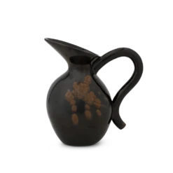 Ferm LIVING | Verso Jug - Black With Brown Splash